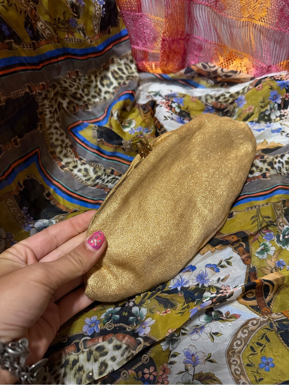 Vintage aged Gold Metallic Women’s Clutch - from Sony picture costume dept